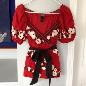 Ladies babydoll blouse